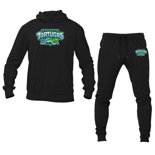 Men's Daytona Tortugas Logo Hoodie Joggers Set