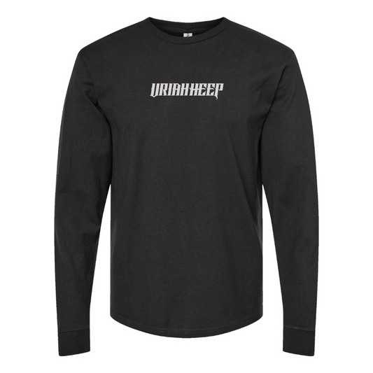 Men's Uriah Heep Logo Cotton Long Sleeve T-Shirt
