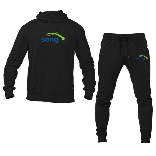 Men's Song Logo Hoodie Joggers Set