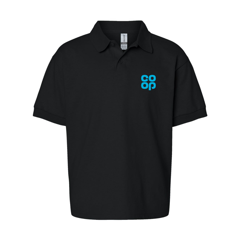 Youth CoOp Gildan Dry Blend Jersey Polo