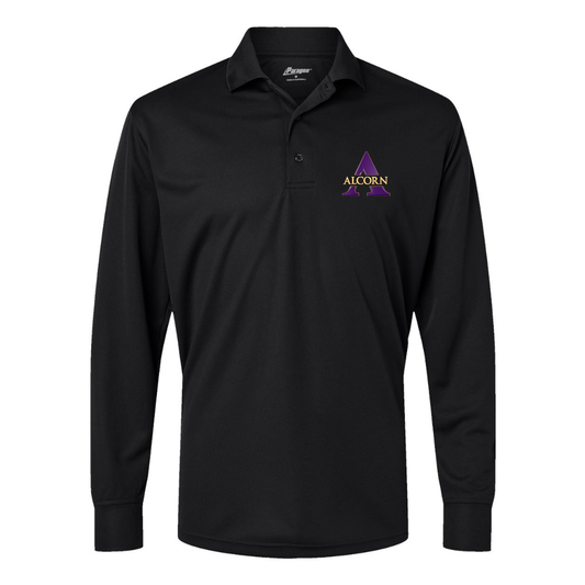 Men's Alcorn State Braves Paragon Prescott Long Sleeve Polo
