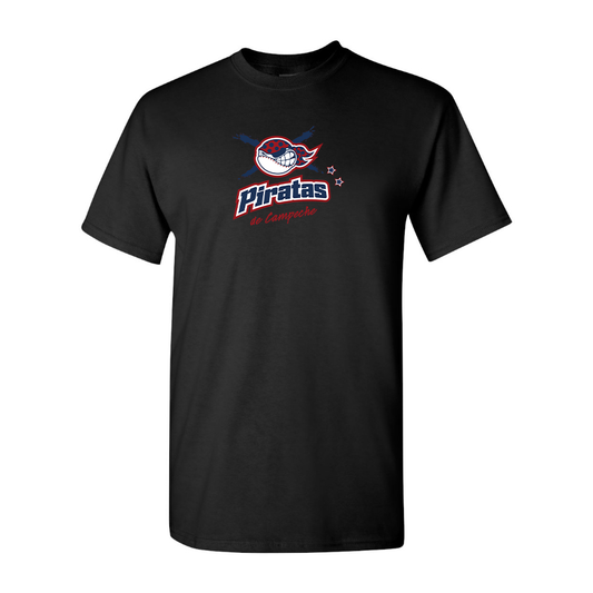 Men's Campeche Piratas  Logo Cotton T-Shirt