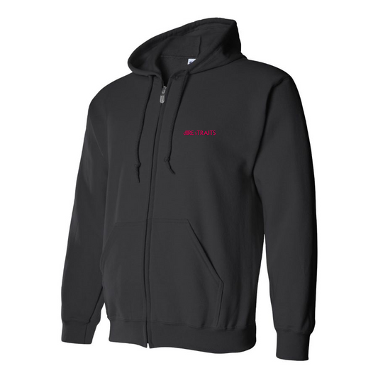 Men's Dire Straits Logo Zipper Hoodie
