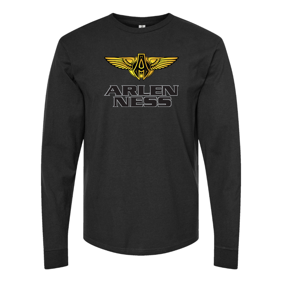 Men's Arlen Ness  Logo Cotton Long Sleeve T-Shirt