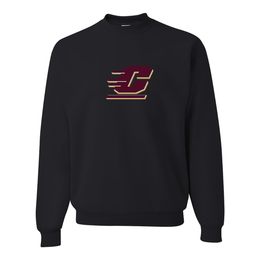 Men's Central Michigan Chippewas JERZEES NuBlend Crewneck Sweatshirt