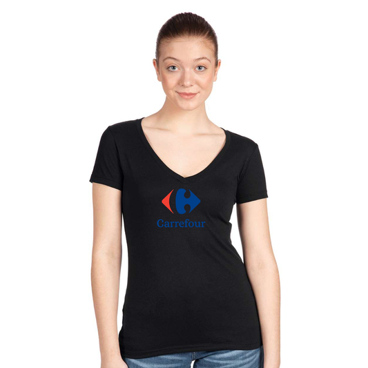 Women's Carrefour  Next Level V-Neck T-Shirt