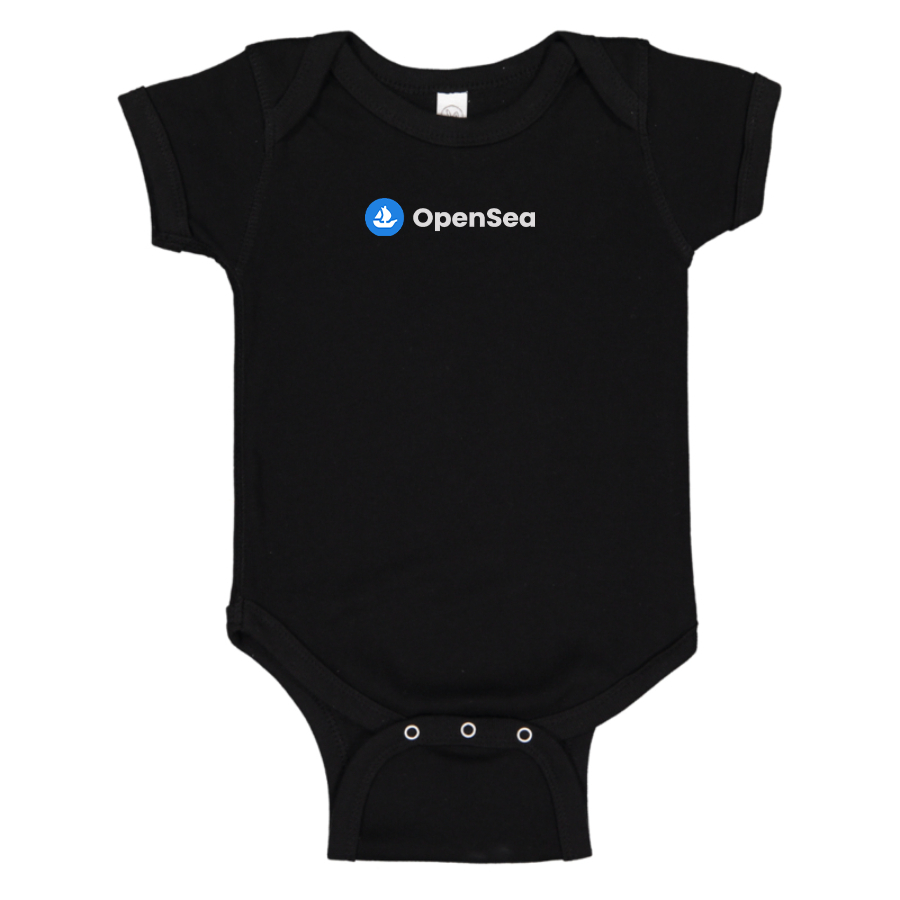OpenSea Logo Baby Onesie Romper