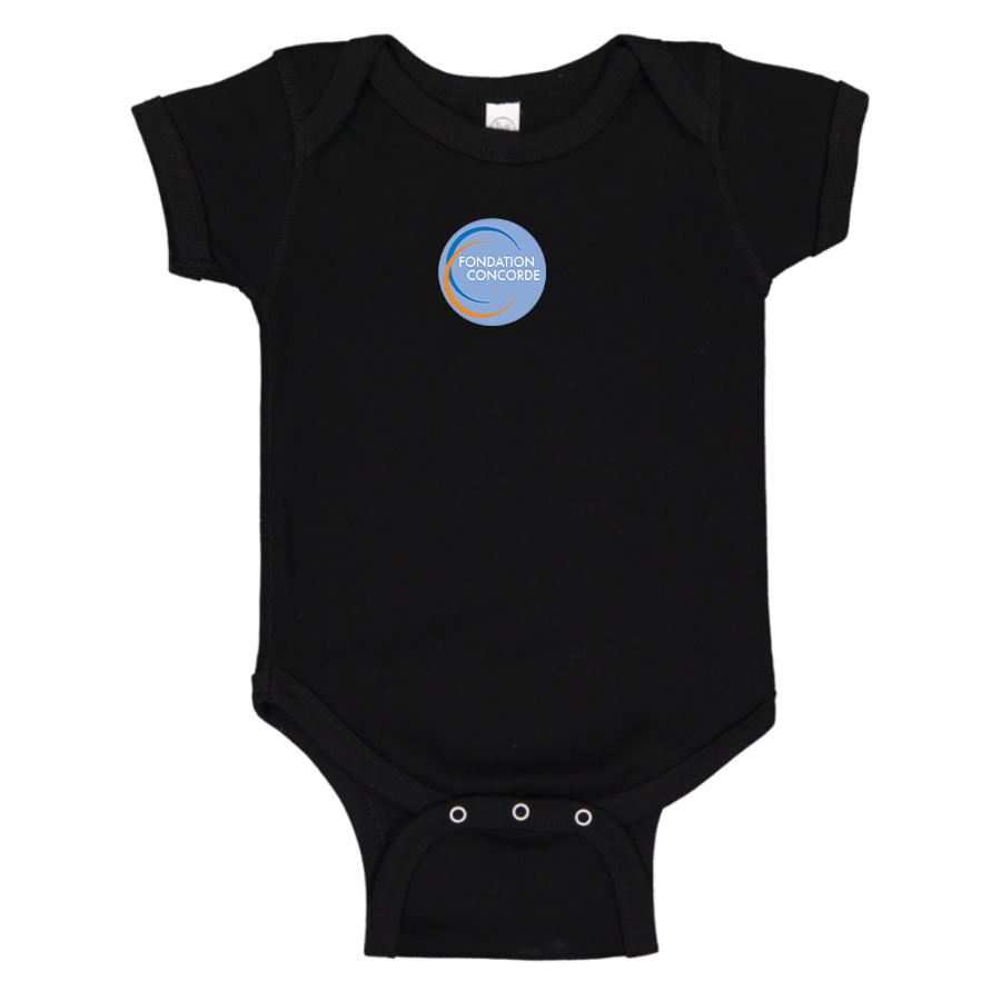 Fondation Concorde   Logo Baby Onesie Romper