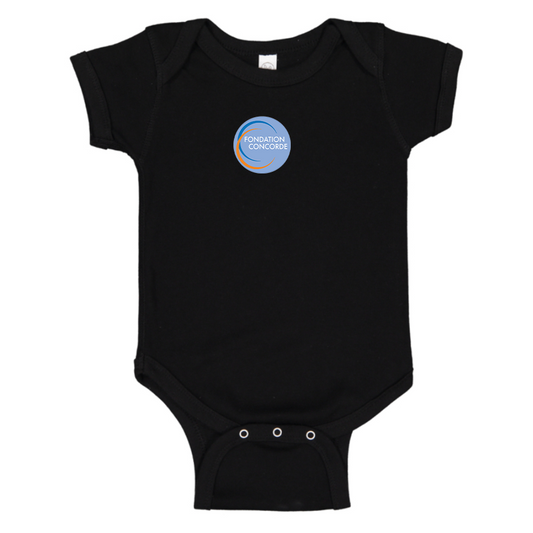 Fondation Concorde   Logo Baby Onesie Romper