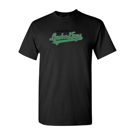 Men's Clinton LumberKings  Logo Cotton T-Shirt
