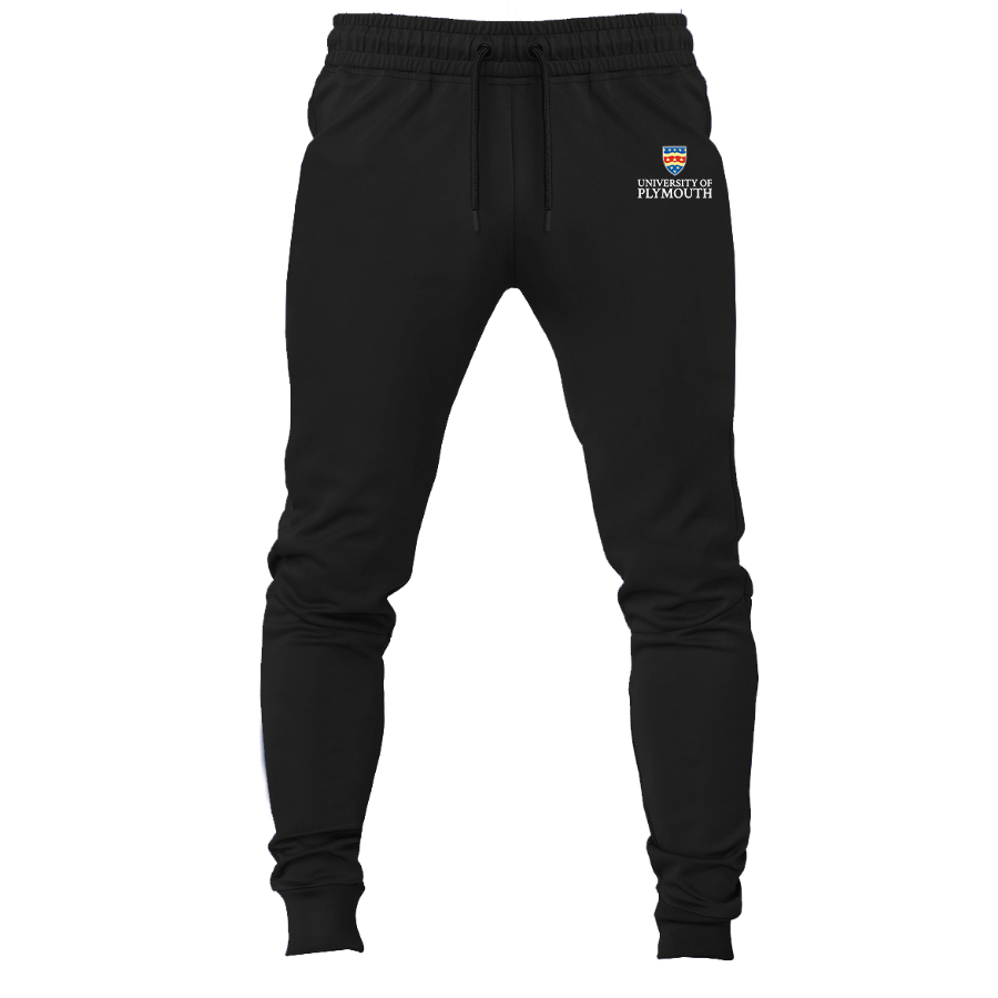 Men's University of Plymouth Logo  Sweatpants Joggers