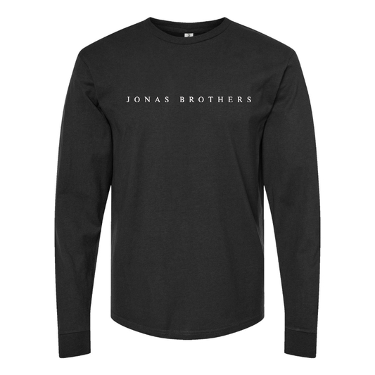Men's Jonas Brothers Logo Cotton Long Sleeve T-Shirt