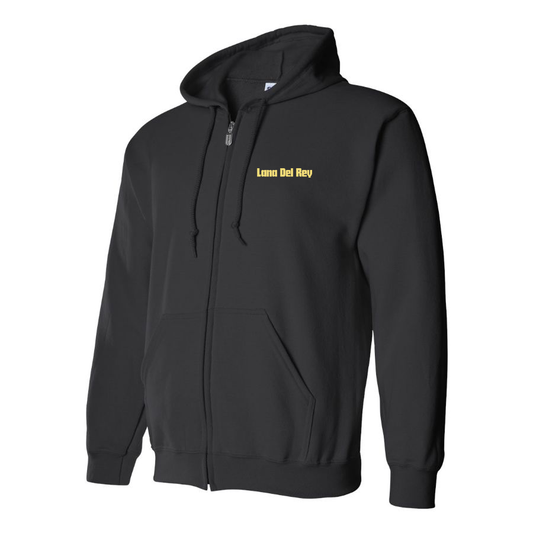 Men's Lana Del Rey   Logo Zipper Hoodie
