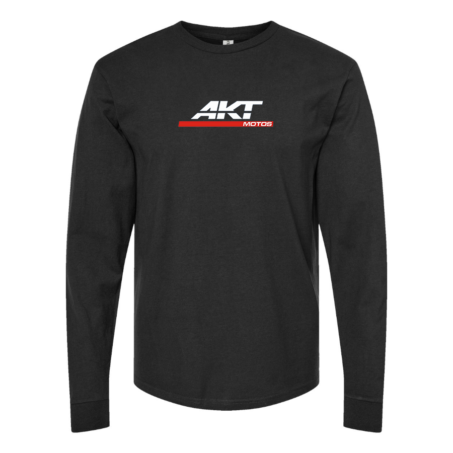 Men's AKT Logo Cotton Long Sleeve T-Shirt