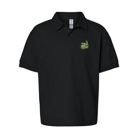 Youth Charlotte 49ers Gildan Dry Blend Jersey Polo