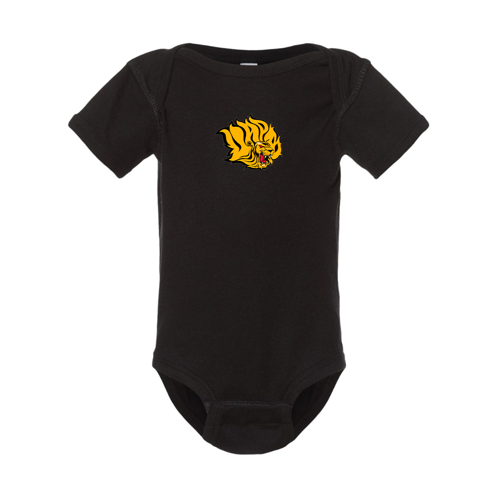 Arkansas PB Golden Lions Rabbit Skins Infant Baby Rib Bodysuit