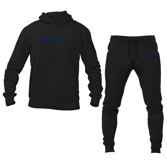 Men's KBO League Logo Hoodie Joggers Set