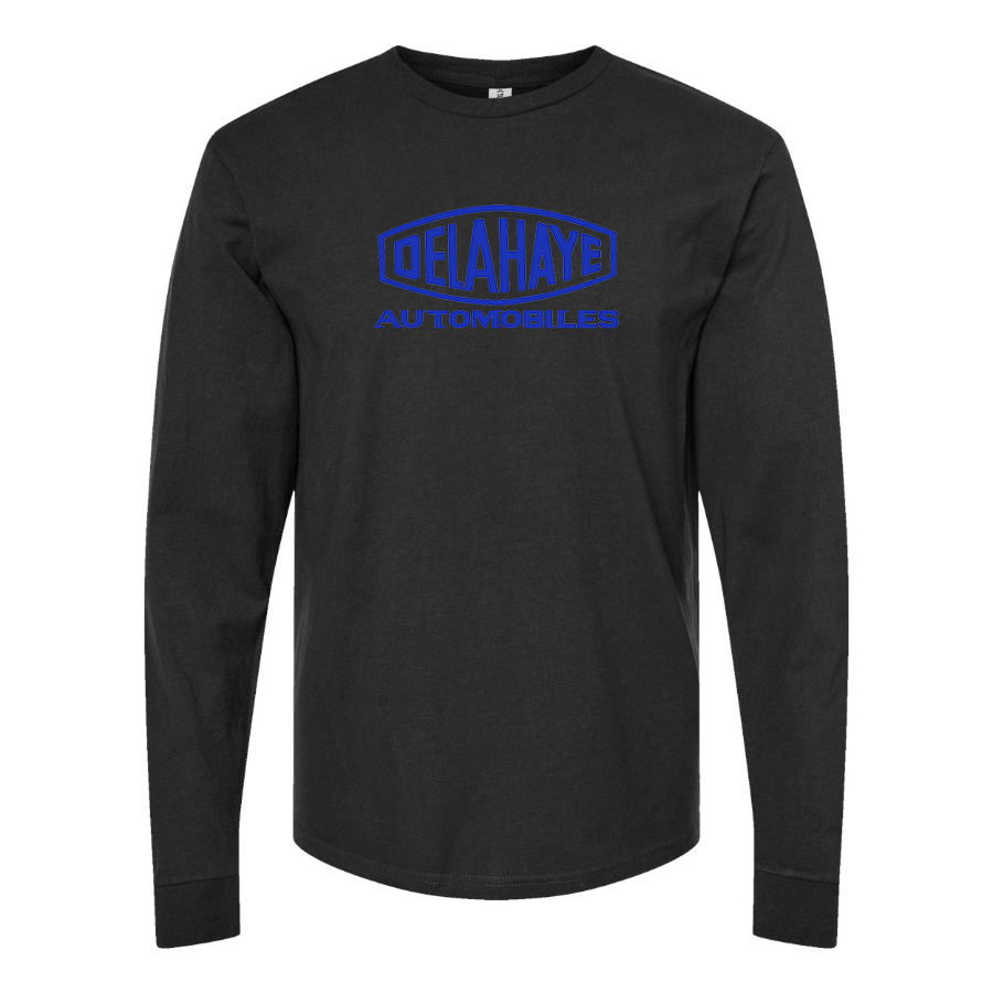 Men's Delahaye Logo Cotton Long Sleeve T-Shirt