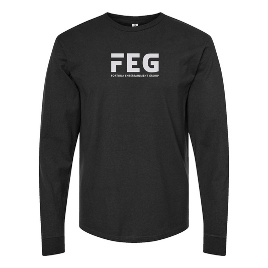 Men's FEG Logo Cotton Long Sleeve T-Shirt