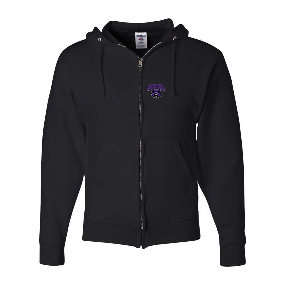 Men's Central Arkansas Bears  JERZEES NuBlend Full-Zip Hooded Sweatshirt