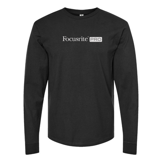 Men's Focusrite Logo Cotton Long Sleeve T-Shirt