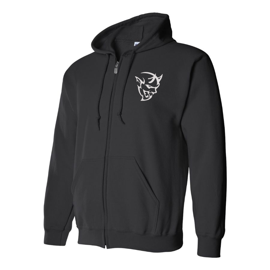 Men's Dodge Demon Logo Zipper Hoodie
