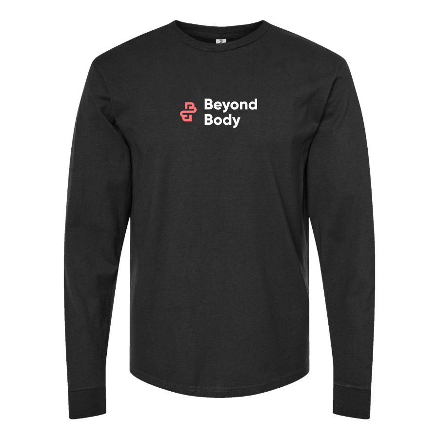 Men's Byond Body Logo Cotton Long Sleeve T-Shirt
