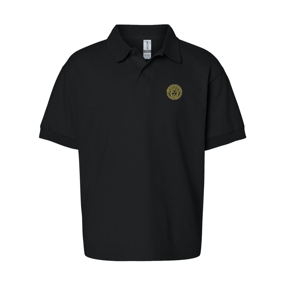Youth  Versace Thumbnail Gildan Dry Blend Jersey Polo