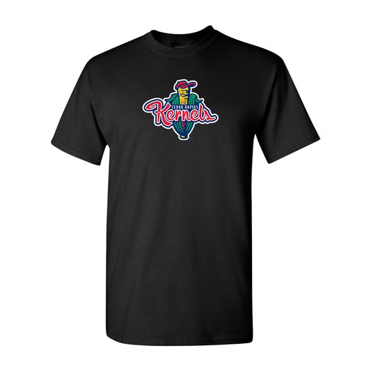 Men's Cedar Rapids Kernels Logo Cotton T-Shirt