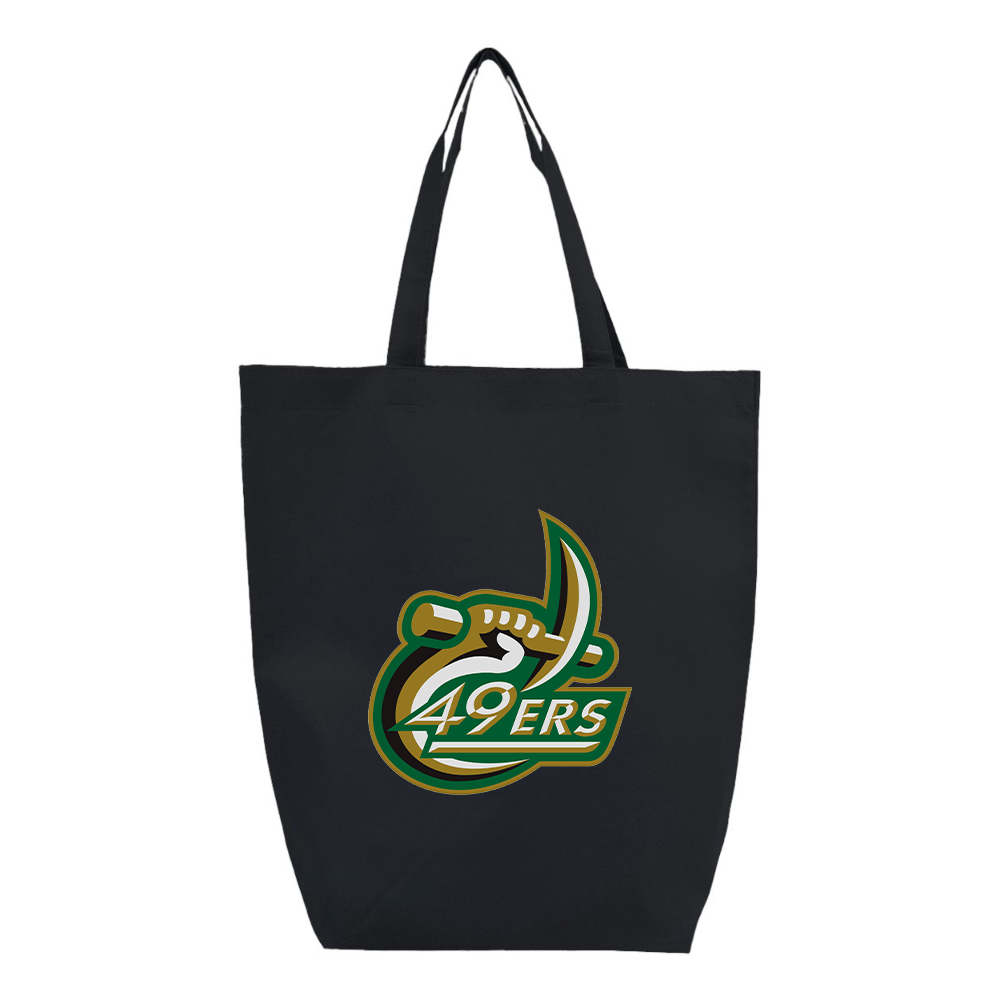 Charlotte 49ers Q-Tees Non-Woven Gusset Bottom Tote
