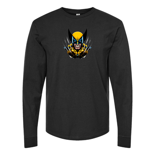 Men's Wolverine 2025 Art Cotton Long Sleeve T-Shirt