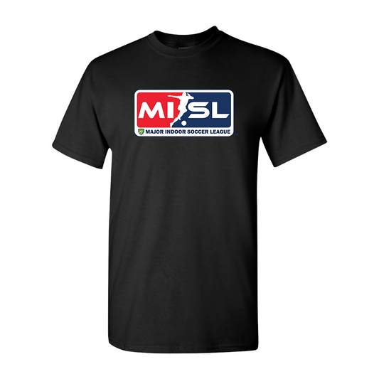 Men's Major Indoor Soccer League Logo Cotton T-Shirt