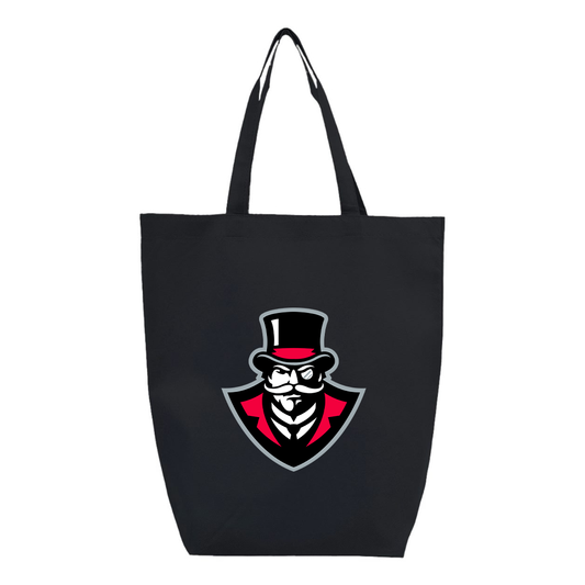 Austin Peay Governors Q-Tees Non-Woven Gusset Bottom Tote