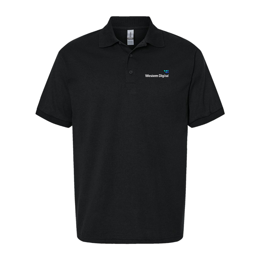 Men's Western Digital Logo Dry Blend Polo