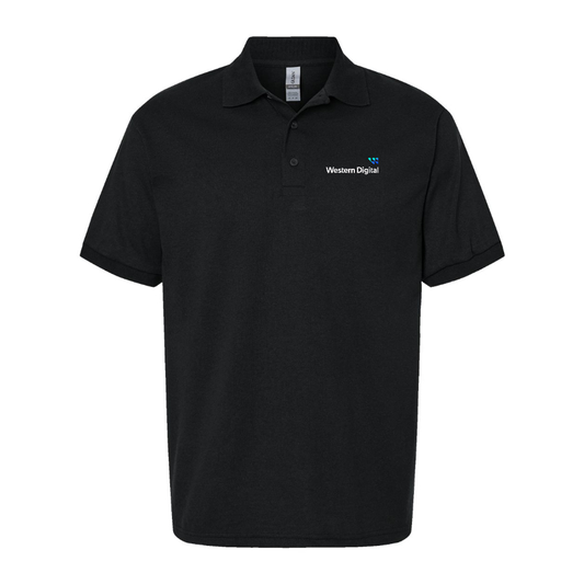 Men's Western Digital Logo Dry Blend Polo