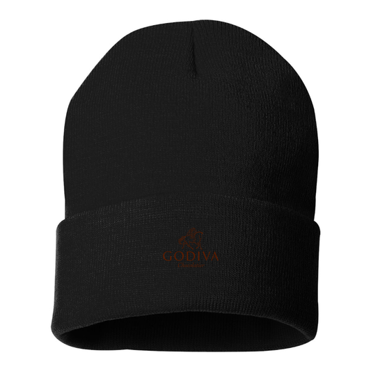 Godiva  Logo Beanie Hat