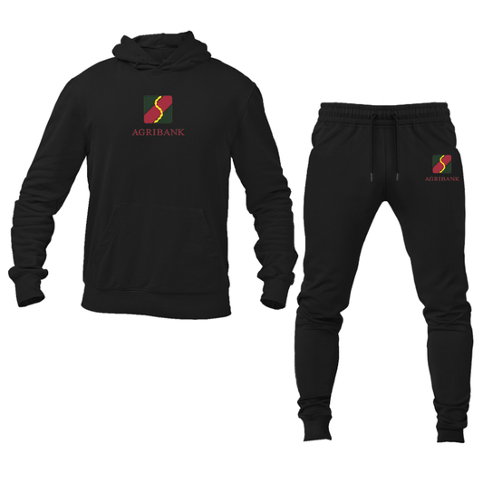 Men's Agribank  Logo Hoodie Joggers Set