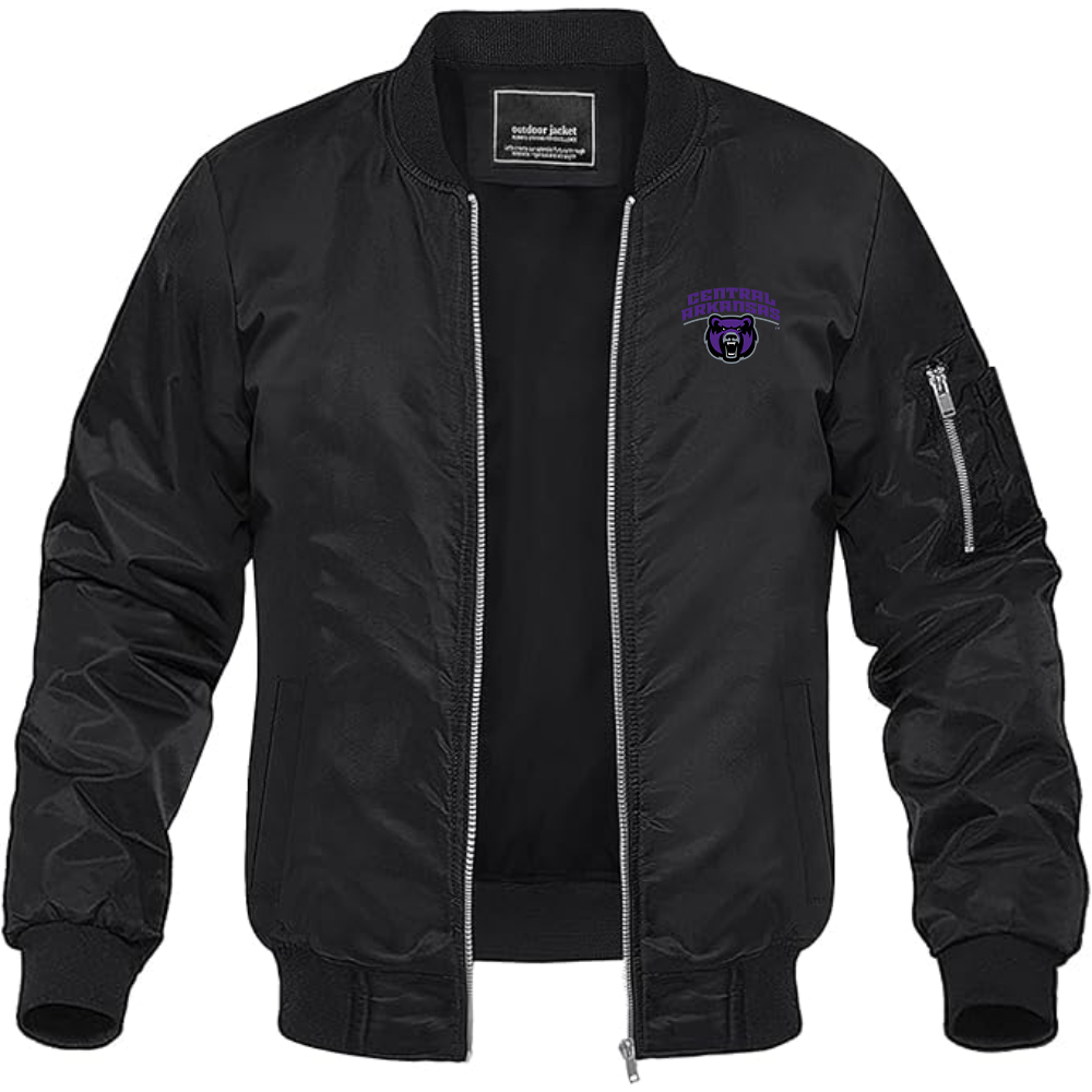 Men's Central Arkansas Bears  Lightweight Bomber Jacket Windbreaker Softshell Varsity Jacket Coat
