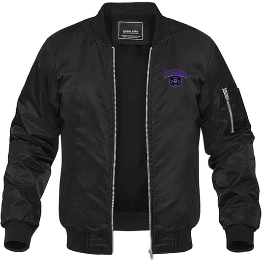 Men's Central Arkansas Bears  Lightweight Bomber Jacket Windbreaker Softshell Varsity Jacket Coat