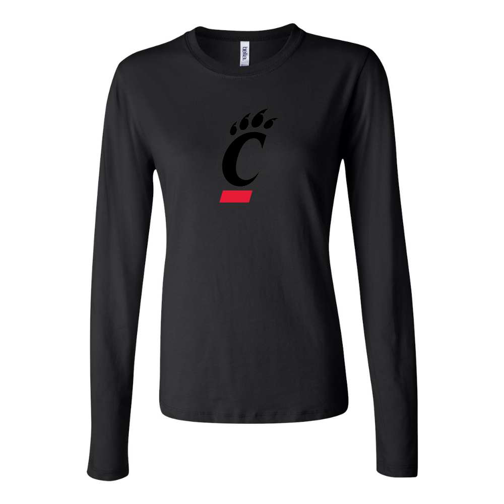 BELLA CANVAS Cincinnati Bearcats Jersey Long Sleeve Tee
