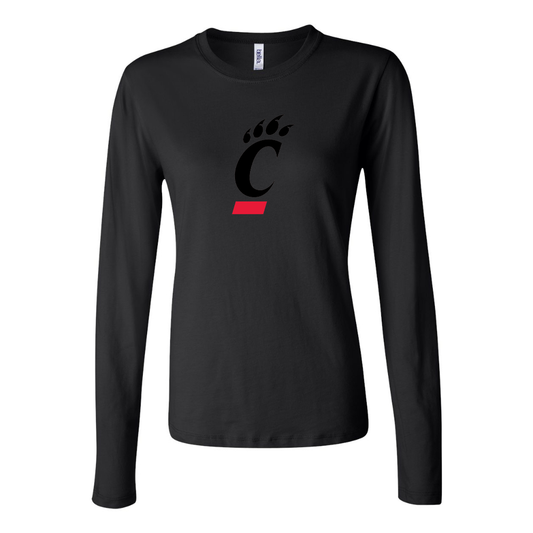 BELLA CANVAS Cincinnati Bearcats Jersey Long Sleeve Tee
