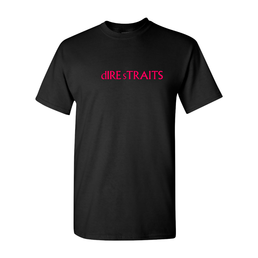 Men's Dire Straits Logo Cotton T-Shirt