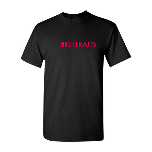 Men's Dire Straits Logo Cotton T-Shirt