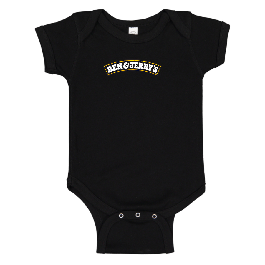 Ben and Jerrys Logo Baby Onesie Romper