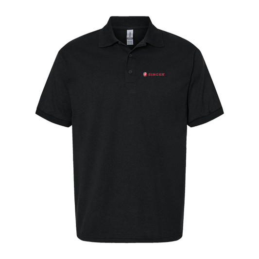 Men's Singer Logo Dry Blend Polo