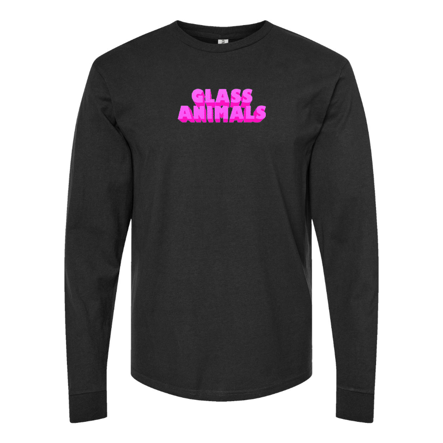 Men's Glass Animals Logo Cotton Long Sleeve T-Shirt