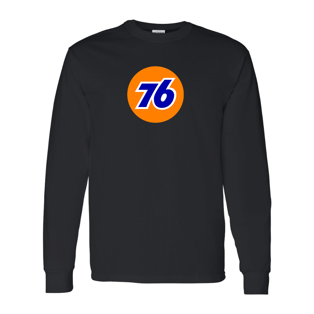 Men's 76 Gas Station Gildan Heavy Cotton Long Sleeve T-Shirt