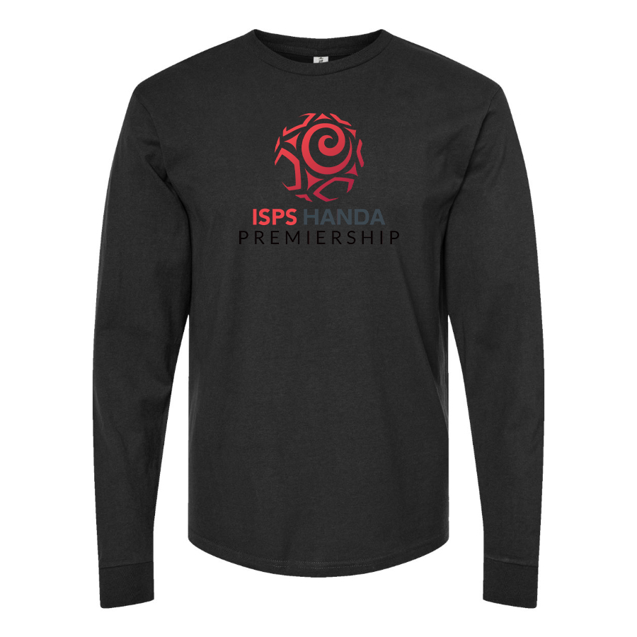 Men's ISPS Handa Premiership Logo Cotton Long Sleeve T-Shirt