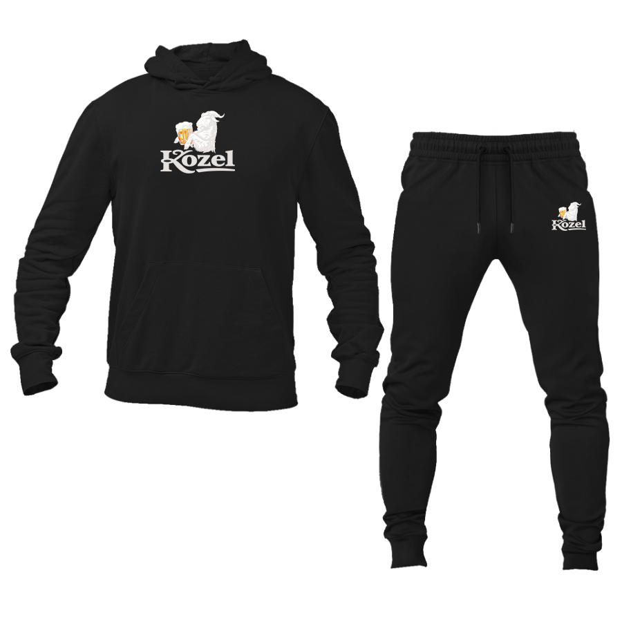 Men's Velkopopovicky Kozel Logo Hoodie Joggers Set
