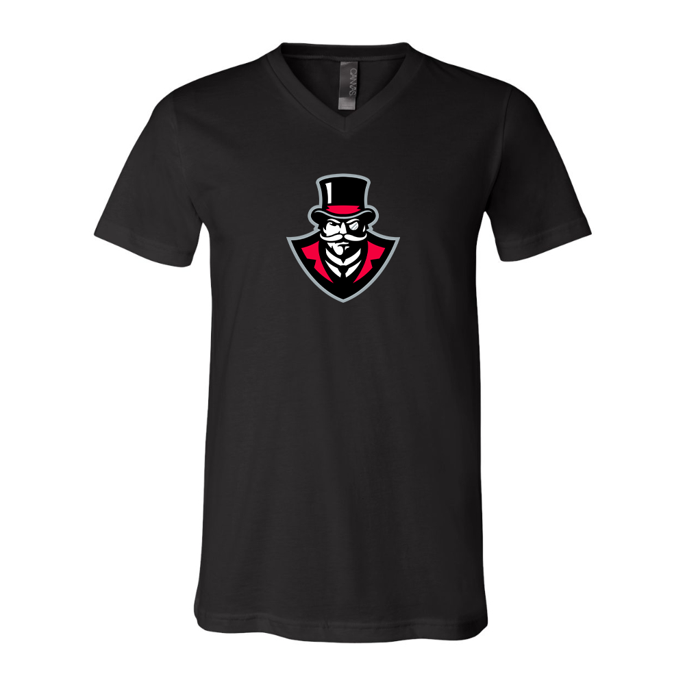 Austin Peay Governors BELLA  CANVAS - Jersey V-Neck T-Shirt
